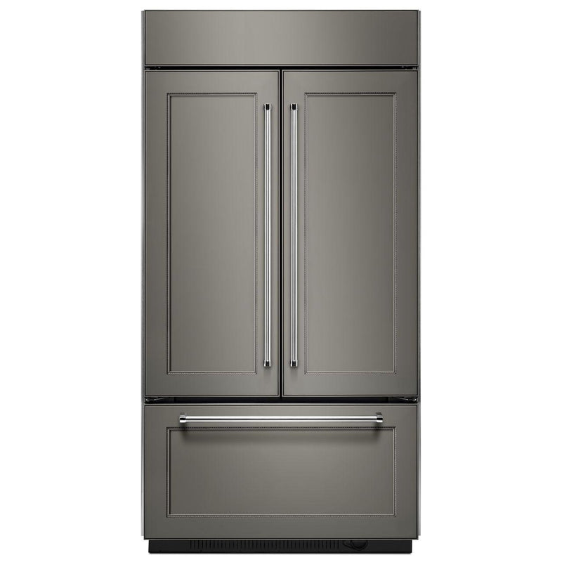  KitchenAid 43-inch, 24.2 cu.ft. Built-in French 3-Door Refrigerator with Platinum Interior Design KBFN502EPA IMAGE 1