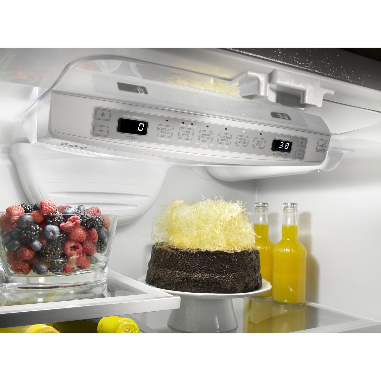  KitchenAid 36-inch, 22 cu.ft. Counter-Depth French 3-Door Refrigerator with Interior Water Dispenser KRFC302EBS IMAGE 5
