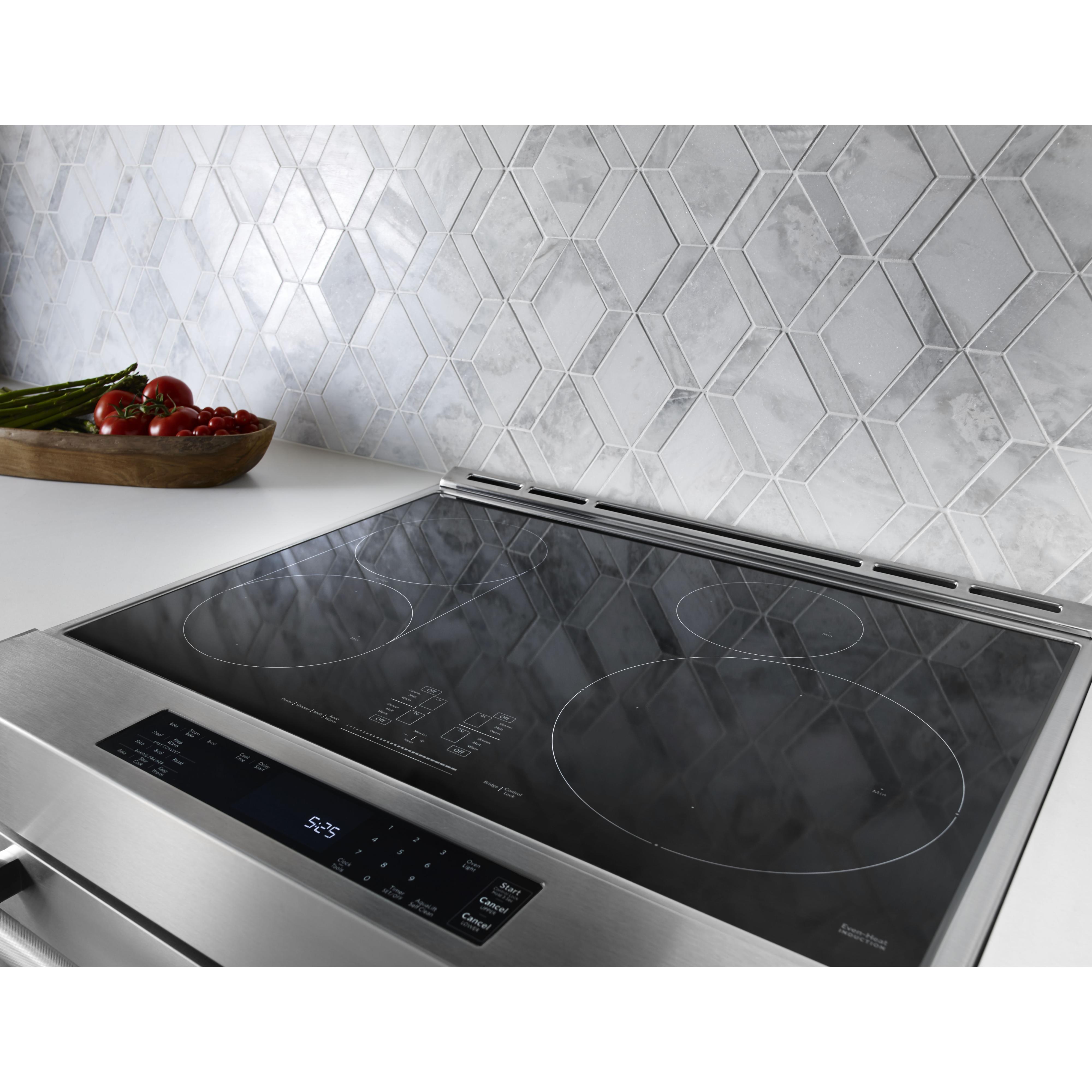  KitchenAid 30-inch Slide-In Electric Range YKSEB900ESS IMAGE 4