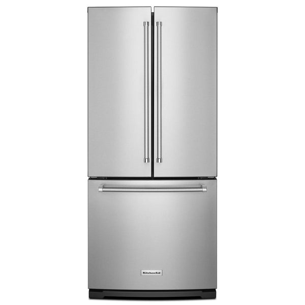  KitchenAid 30-inch, 19.7 cu. ft. French 3-Door Refrigerator with Ice and Water Dispensing System KRFF300ESS IMAGE 1