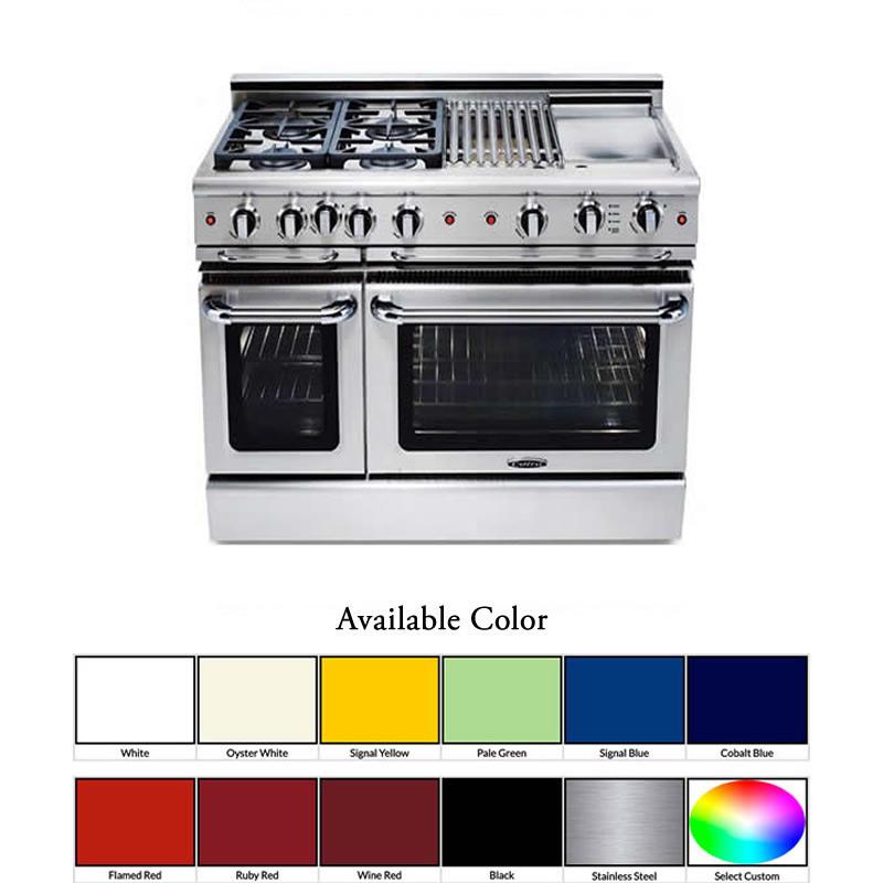  Capital 48-inch Freestanding Gas Range GSCR484BG-N IMAGE 2