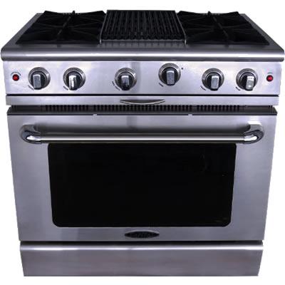  Capital 36-inch Freestanding Gas Range MCOR364B-N IMAGE 1