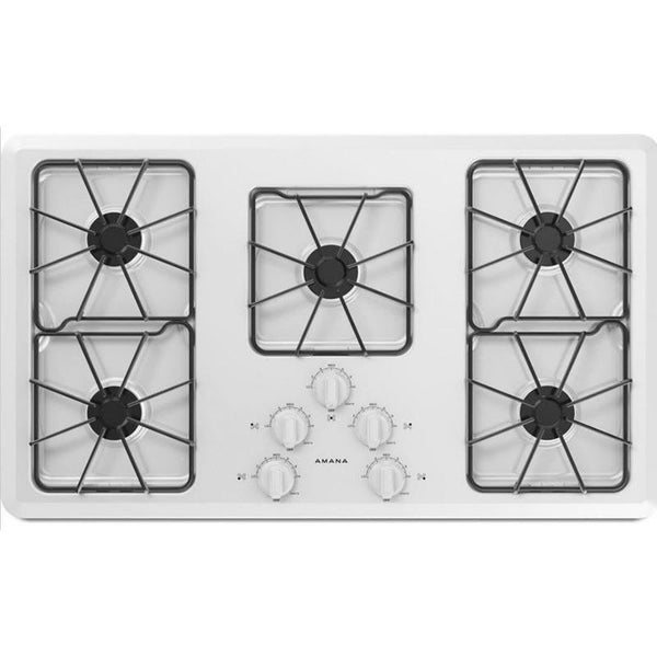  Amana 36-inch Gas Rangetop AGC6356KFW IMAGE 1