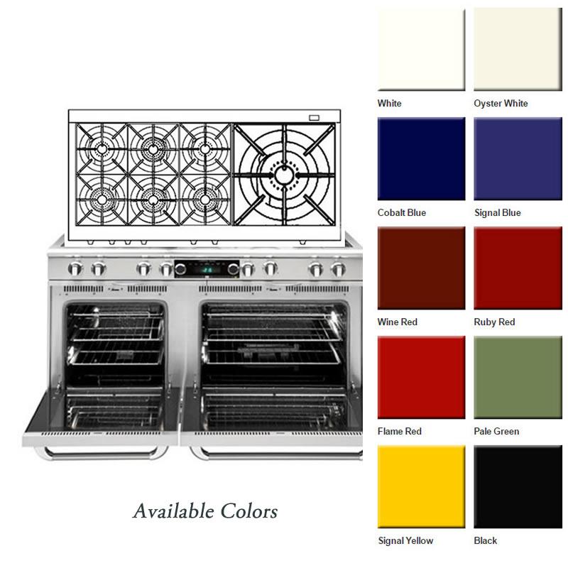  Capital 60-inch Freestanding Dual-Fuel Range CSB606BG-N IMAGE 5