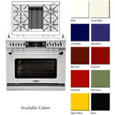  Capital 36-inch Freestanding Dual-Fuel Range CSB362B2-N IMAGE 2