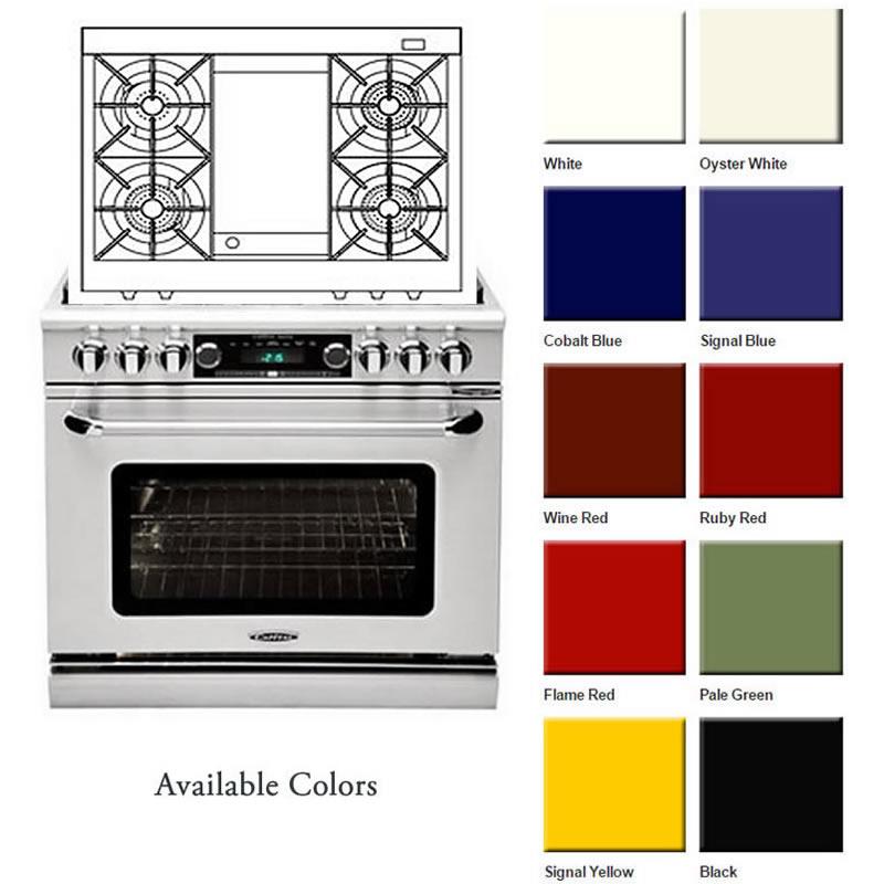  Capital 36-inch Freestanding Dual-Fuel Range COB362G2-N IMAGE 2