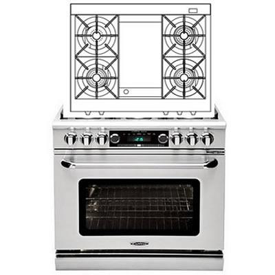  Capital 36-inch Freestanding Dual-Fuel Range CSB362G2-N IMAGE 1
