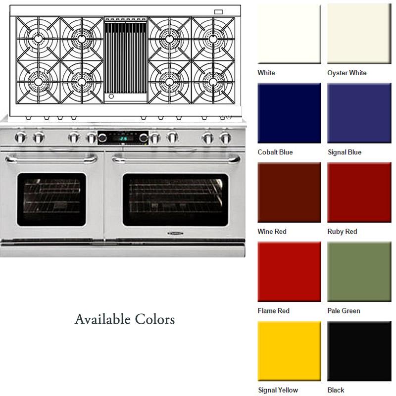  Capital 60-inch Freestanding Dual-Fuel Range COB604B4-N IMAGE 4