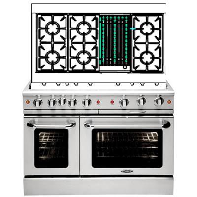  Capital 48-inch Freestanding Gas Range MCR486B-N IMAGE 1