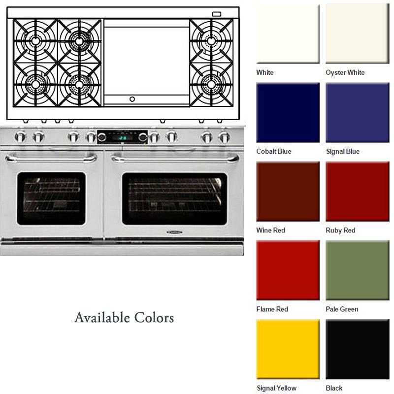  Capital 60-inch Freestanding Dual-Fuel Range COB604GG2-N IMAGE 3