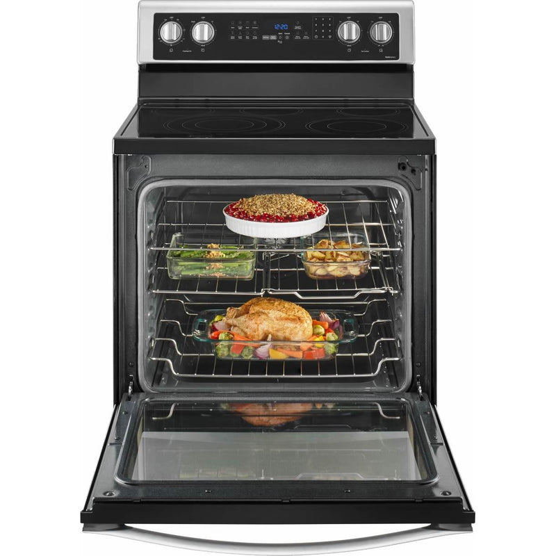  Whirlpool 30-inch Freestanding Electric Range with True Convection YWFE745H0FS IMAGE 2