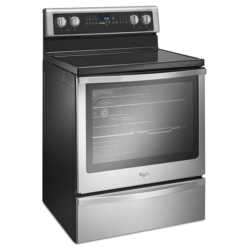  Whirlpool 30-inch Freestanding Electric Range with True Convection YWFE745H0FS IMAGE 3