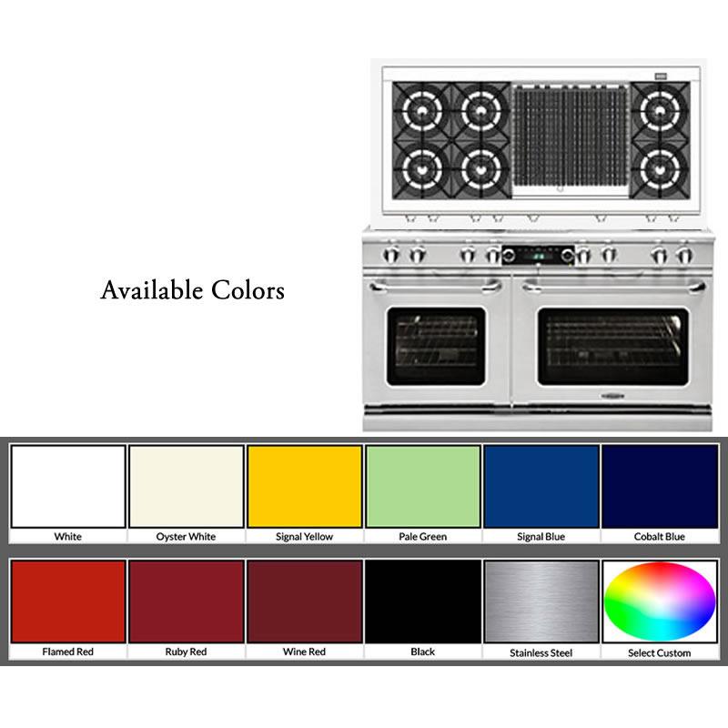  Capital 60-inch Freestanding Dual-Fuel Range COB604BB2-N IMAGE 2