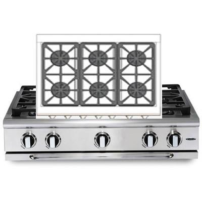  Capital 36-inch Gas Rangetop GRT366-N IMAGE 1