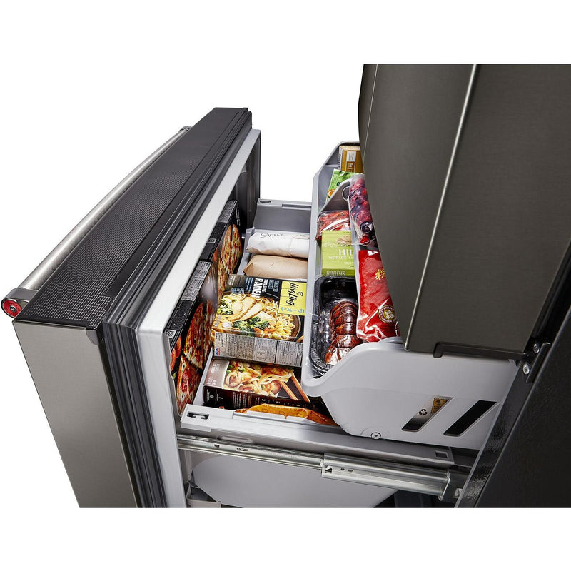  KitchenAid 36-inch, 23.8 cu. ft. Counter-Depth French 3-Door Refrigerator with Ice and Water KRFC704FBS IMAGE 6