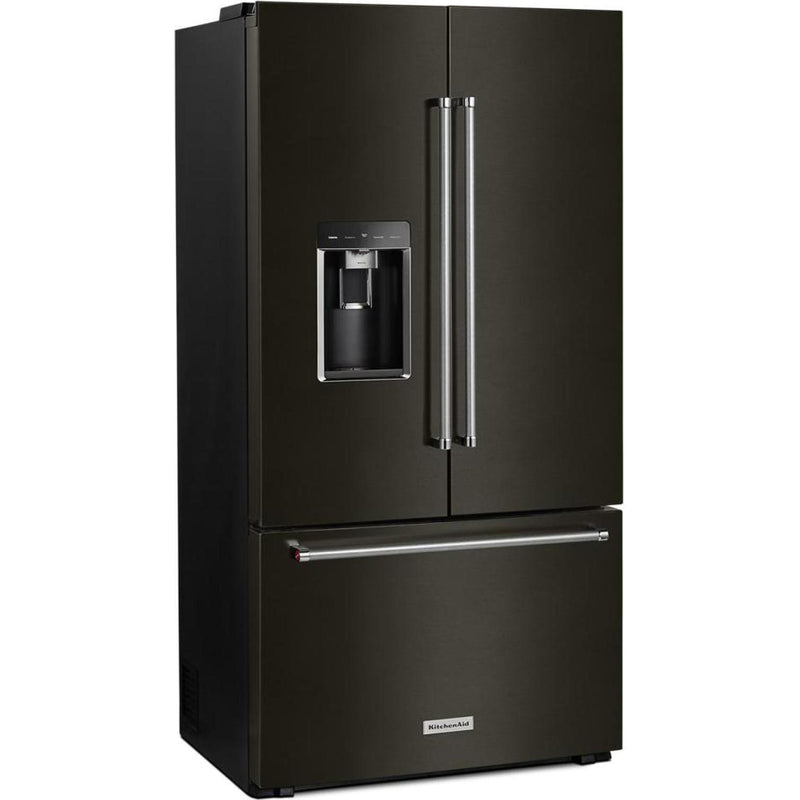  KitchenAid 36-inch, 23.8 cu. ft. Counter-Depth French 3-Door Refrigerator with Ice and Water KRFC704FBS IMAGE 8