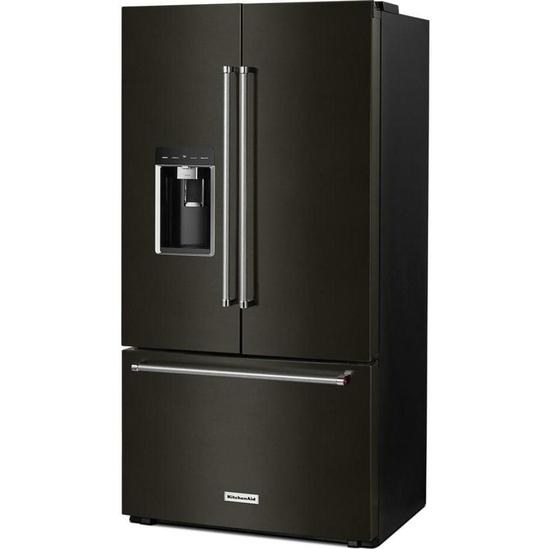  KitchenAid 36-inch, 23.8 cu. ft. Counter-Depth French 3-Door Refrigerator with Ice and Water KRFC704FBS IMAGE 9
