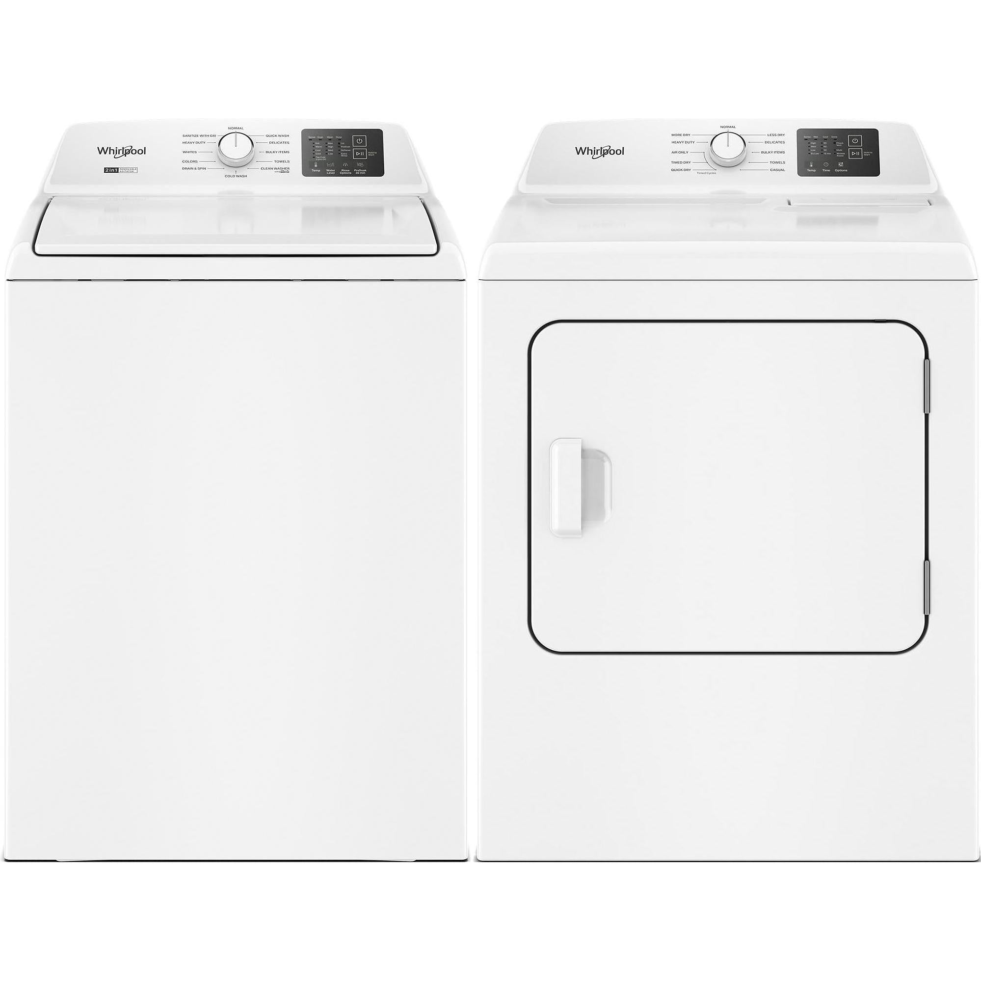  Whirlpool Laundry WTW4107SW, WGD4105SW IMAGE 1