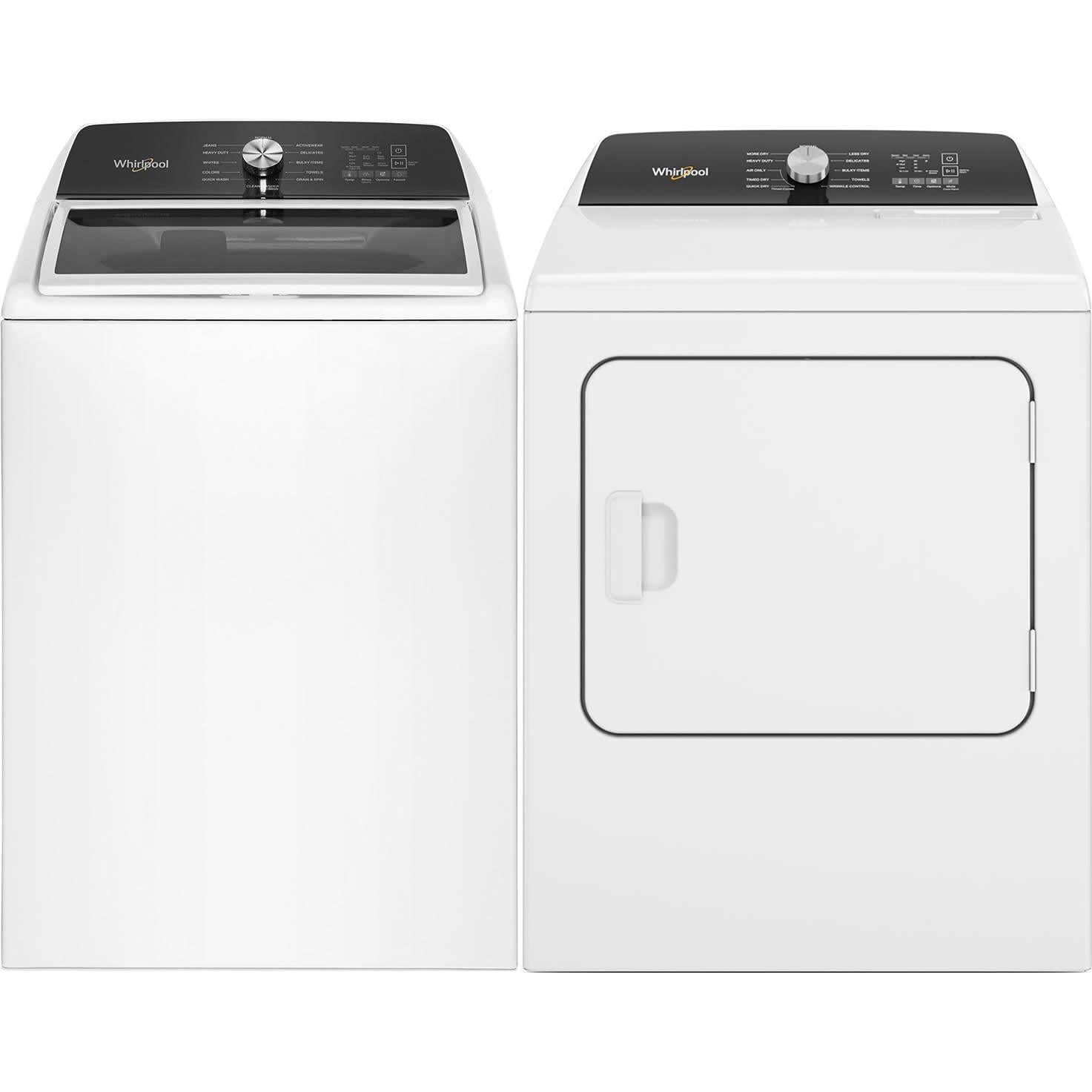  Whirlpool Laundry WTW5020SW, WGD5010LW IMAGE 1