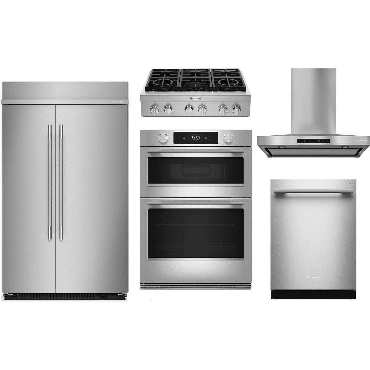  KitchenAid Kitchen KBSN748SPS, KCGC506JSS, KOEC730SPS, KDTS324SPS, KVWC736SSS IMAGE 1