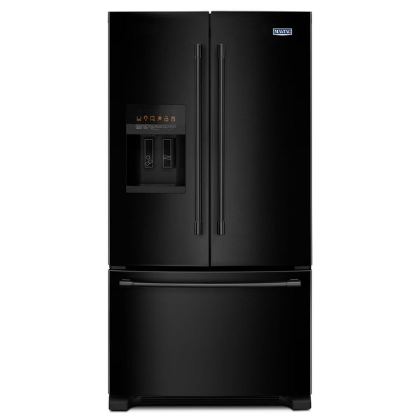  Maytag 36-inch, 25 cu. ft. French 3-Door Refrigerator with Ice and Water MFI2570FEB IMAGE 1