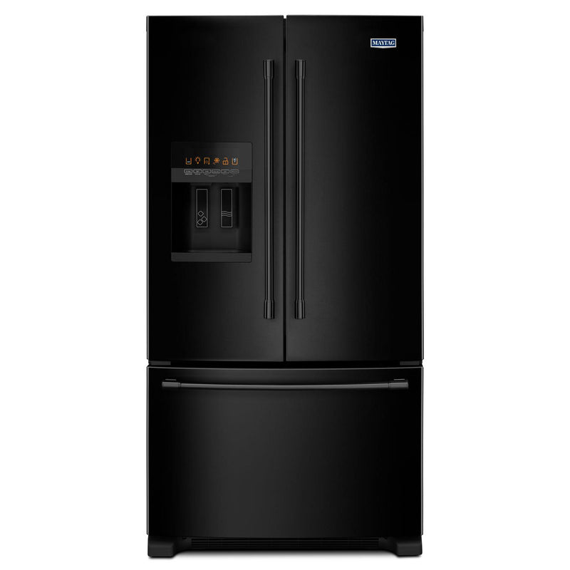  Maytag 36-inch, 25 cu. ft. French 3-Door Refrigerator with Ice and Water MFI2570FEB IMAGE 1