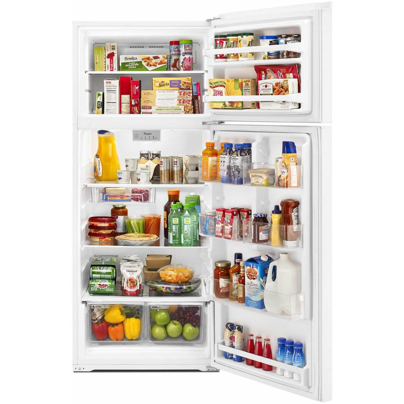  Whirlpool 28-inch, 17.64 cu. ft. Top Freezer Refrigerator WRT518SZFW IMAGE 3