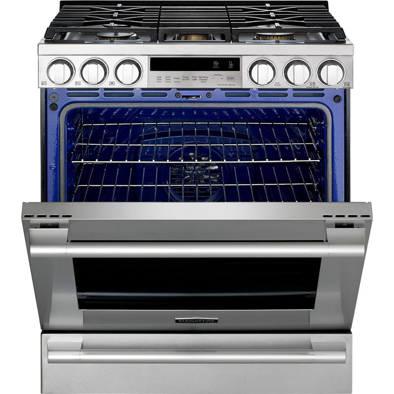  Signature Kitchen Suite 30-inch Slide-In Gas Range UPSG3014ST IMAGE 3
