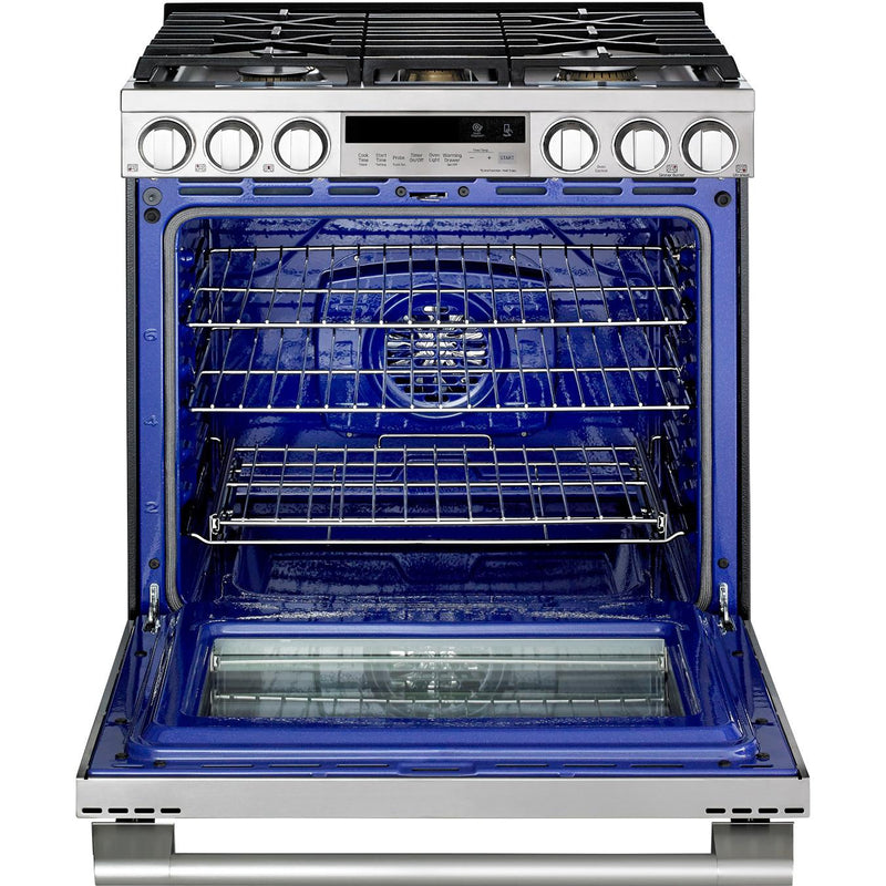  Signature Kitchen Suite 30-inch Slide-In Gas Range UPSG3014ST IMAGE 4