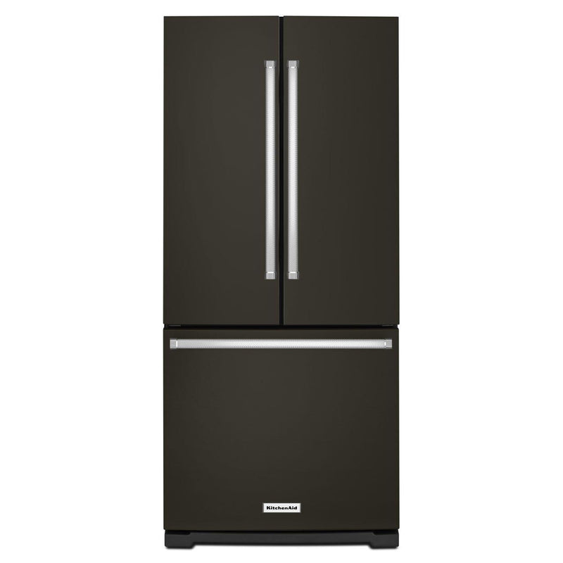  KitchenAid 31-inch, 19.68 cu. ft. French 3-Door Refrigerator with Ice and Water KRFF300EBS IMAGE 1