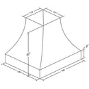  Vent-A-Hood 36-inch Ceiling Mount Range Hood JDIH236/C3SS IMAGE 2