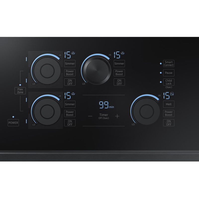  Samsung 30-inch Built-in Induction Cooktop with Virtual Flame Technology™ NZ30K7880UG/AA IMAGE 4