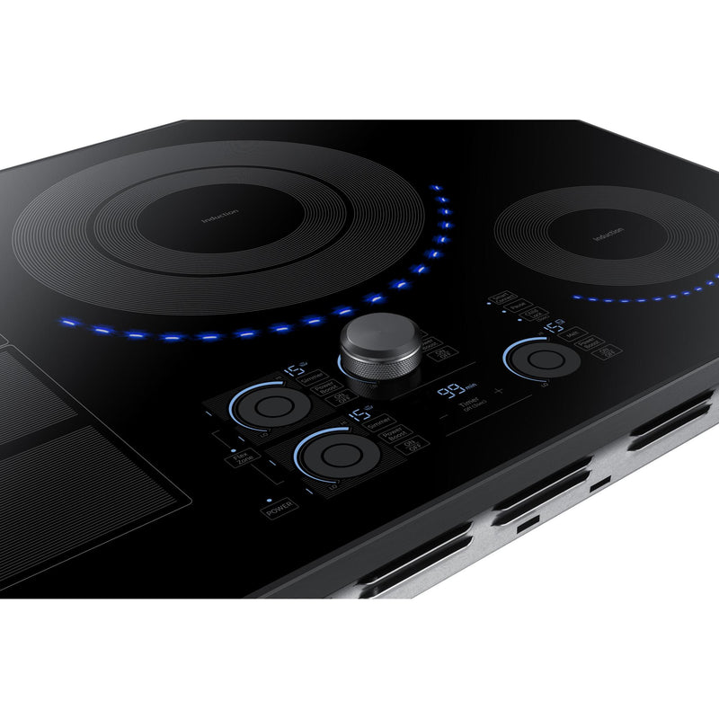  Samsung 30-inch Built-in Induction Cooktop with Virtual Flame Technology™ NZ30K7880UG/AA IMAGE 5