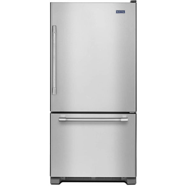  Maytag 30-inch, 18.6 cu. ft. Bottom Freezer Refrigerator MBR1957FEZ IMAGE 1