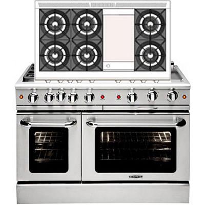  Capital 48-inch Freestanding Gas Range MCOR486G-N IMAGE 1