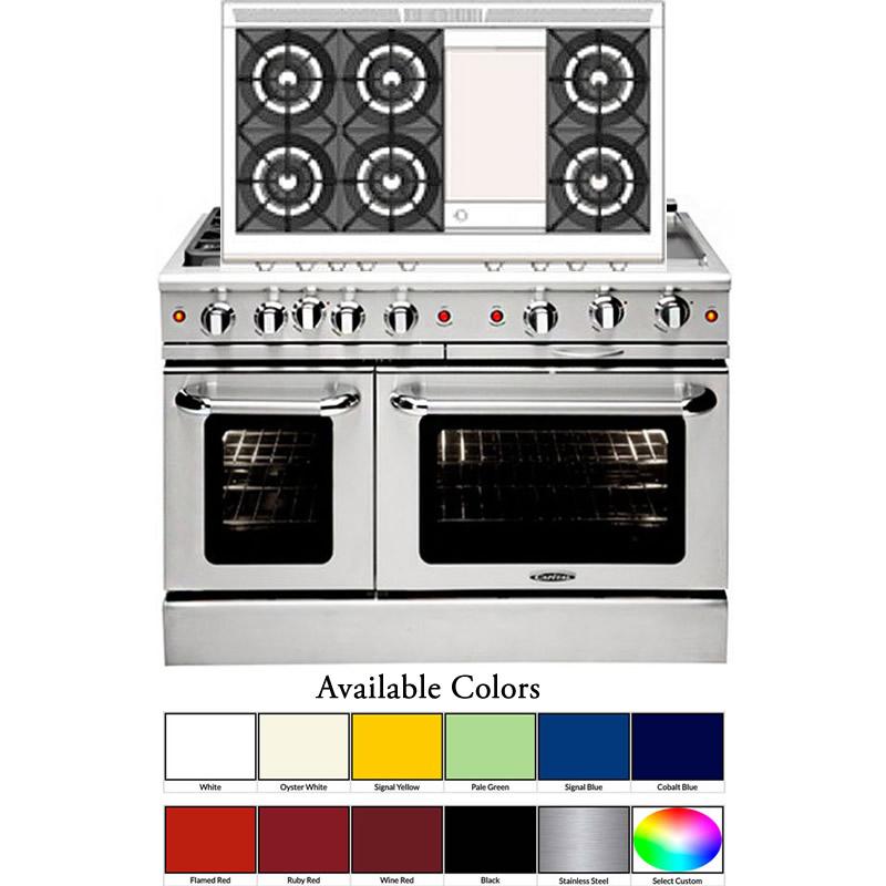 Capital 48-inch Freestanding Gas Range MCOR486G-N IMAGE 3