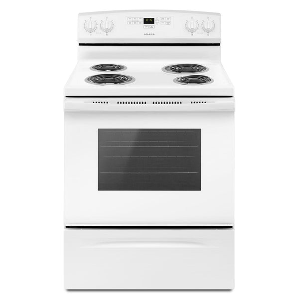  Amana 30in Freestanding Electric Range YACR4303MFW IMAGE 1