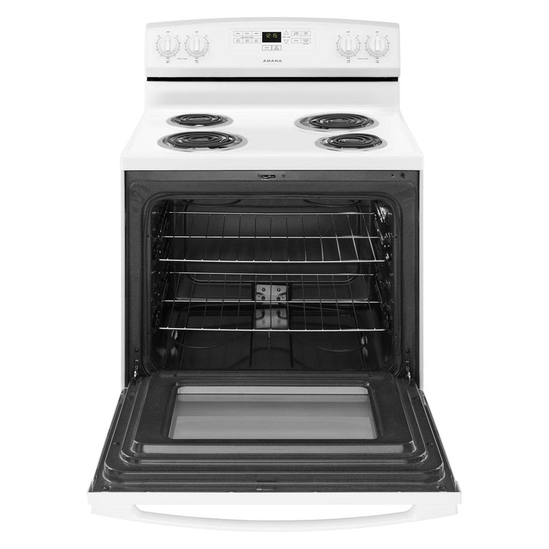  Amana 30in Freestanding Electric Range YACR4303MFW IMAGE 2