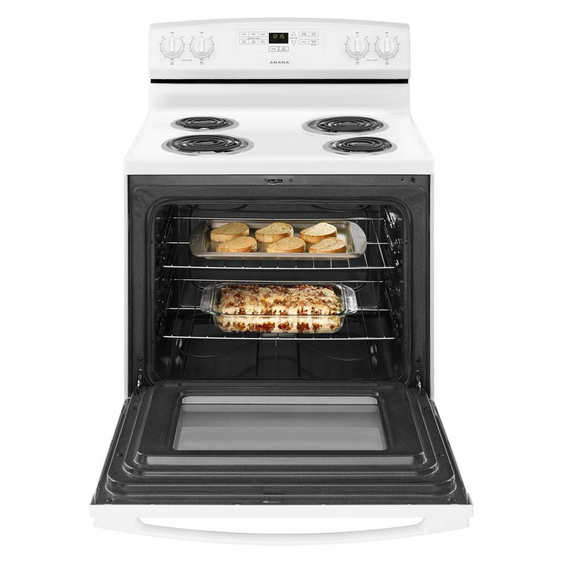  Amana 30in Freestanding Electric Range YACR4303MFW IMAGE 3