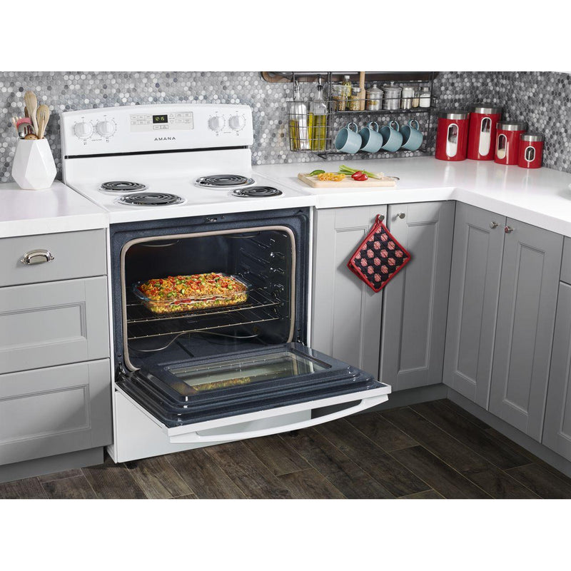  Amana 30in Freestanding Electric Range YACR4303MFW IMAGE 8