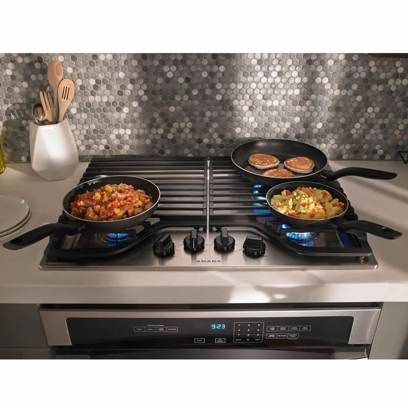  Amana 30-inch Gas Rangetop AGC6540KFB IMAGE 3