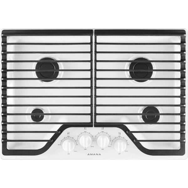  Amana 30-inch Gas Rangetop AGC6540KFW IMAGE 1
