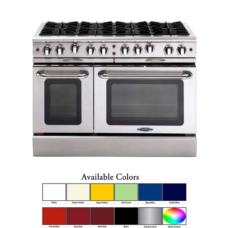  Capital 48-inch Freestanding Gas Range MCOR488-N IMAGE 2