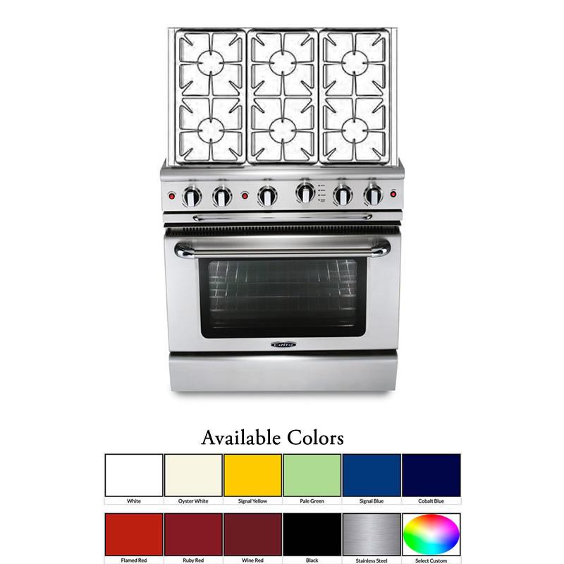  Capital 36-inch Freestanding Gas Range GSCR366-N IMAGE 2