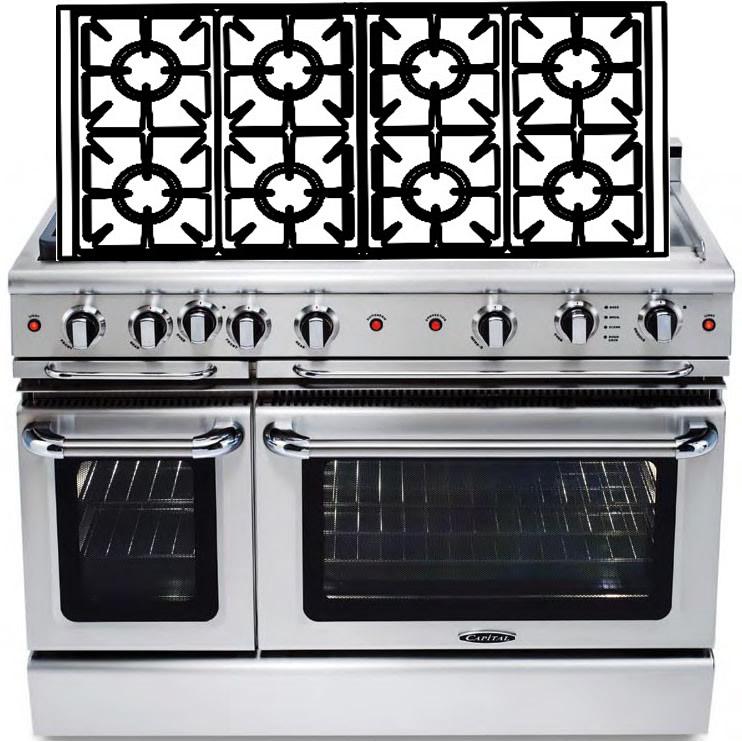 Capital 48-inch Freestanding Gas Range GSCR488-N IMAGE 1