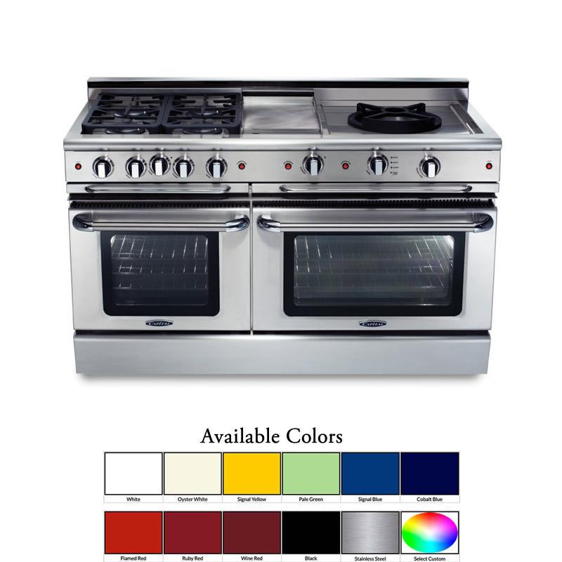  Capital 60-inch Freestanding Gas Range GSCR604GW-N IMAGE 2