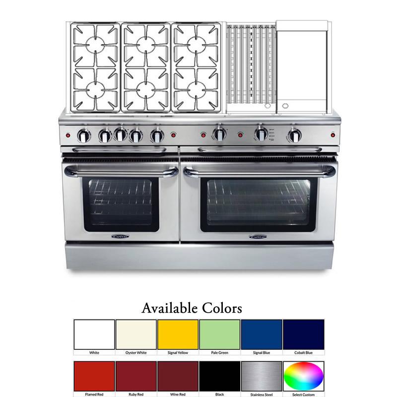 Capital 60-inch Freestanding Gas Range GSCR606BG-N IMAGE 2