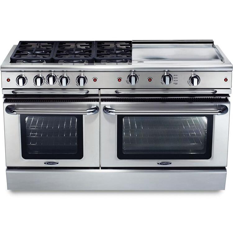  Capital 60-inch Freestanding Gas Range GSCR606G-N IMAGE 1