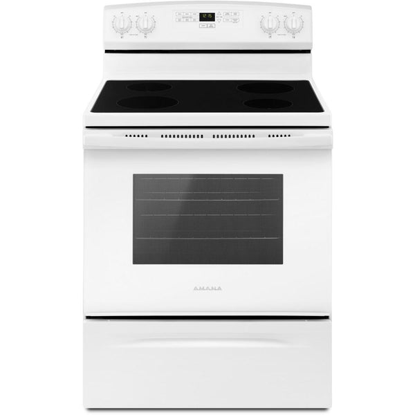  Amana 30in Freestanding Electric Range YAER6303MFW IMAGE 1