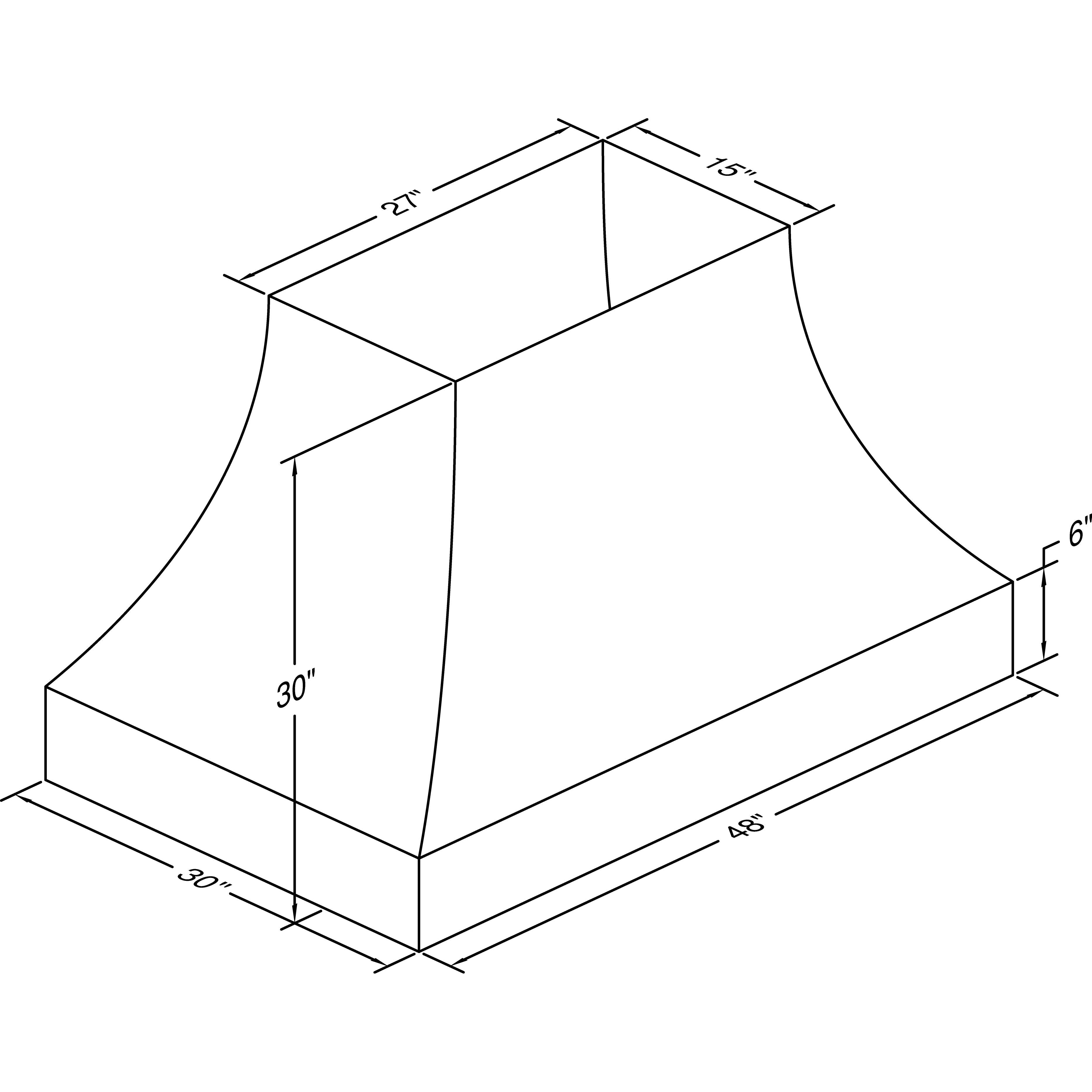  Vent-A-Hood 48-inch Ceiling Mount Range Hood JDIH248/C3SS IMAGE 2